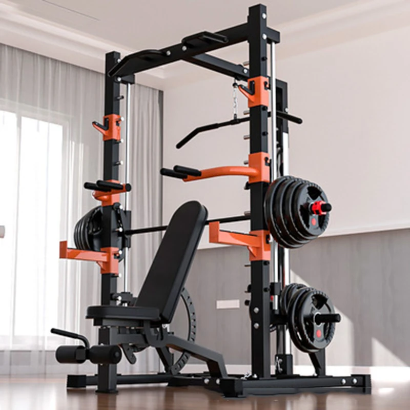 

Smith machine gantry frame fitness home strength comprehensive training equipment squat bench press combination gym equipment