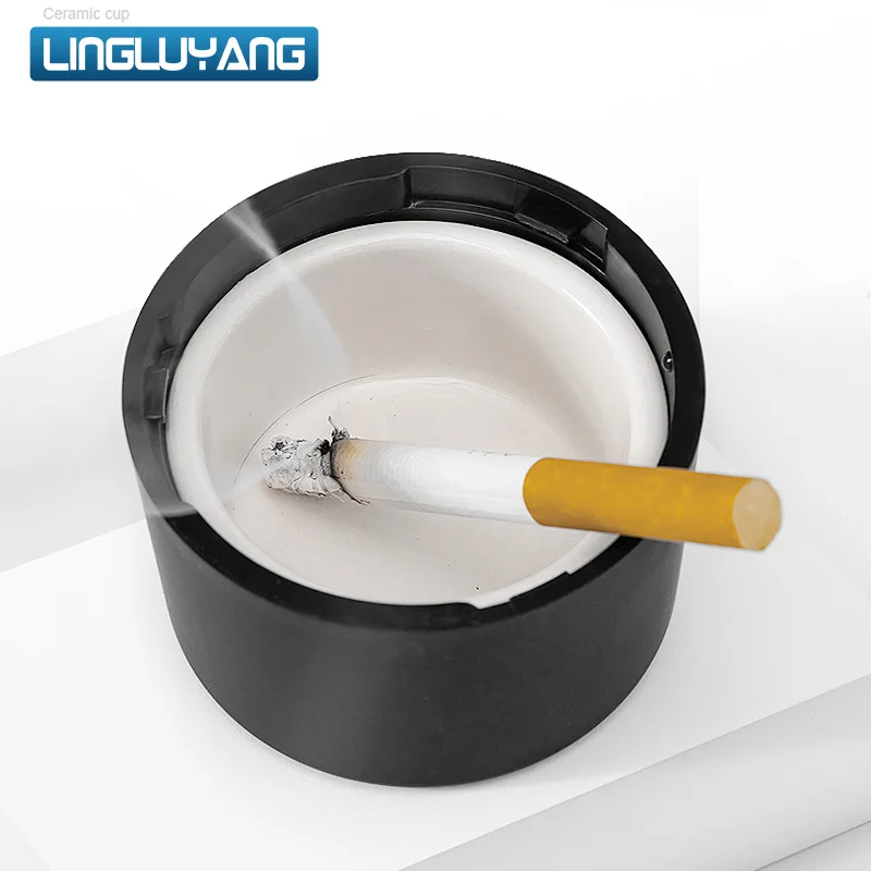 

Car styling for Volvo xc60 xc90 s90 v90 V60 S60 XC40 car ashtray cup LED light inside ashtray car Accessories