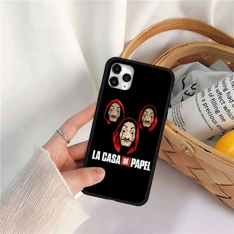 

the paper house money heist Phone Case for iPhone 11 12 pro MINI XS MAX 8 7 6 6S Plus X 5S SE 2020 XR