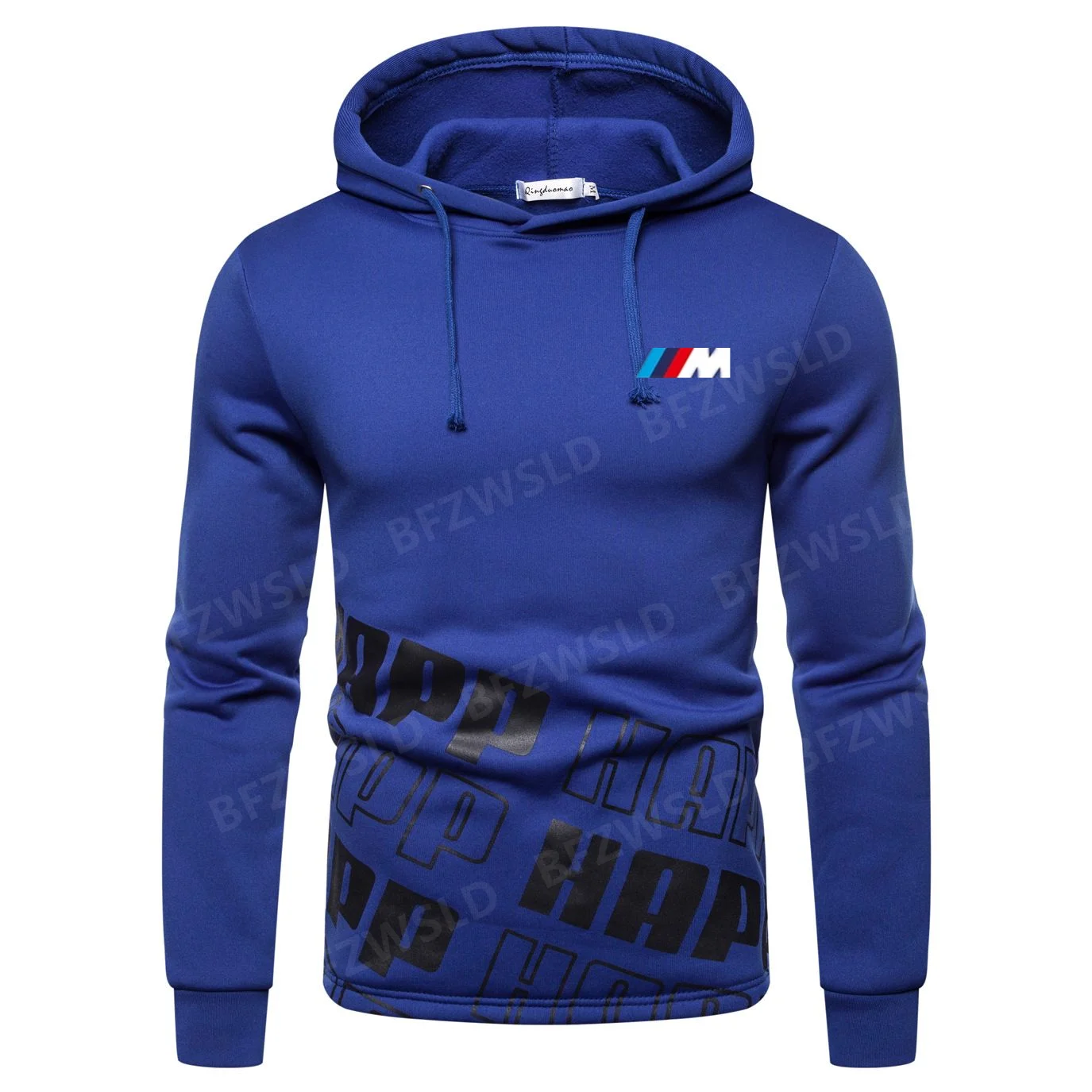 

2021 Graffiti Letter sports car logo for bmw print Hoodies Men's Autumn Winter Fleece Fashion casual high quality cotton men's y