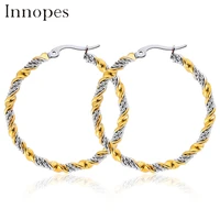 boho helix chain hoop earrings stainless steel gothic earrings 2020 tren jewelry for women ear rings for girls minimalist