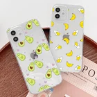 Чехол с динозавром авокадо для Samsung Galaxy M32 A22 A21s A51 A52 S21 S20 Ultra FE S30 Lite S11e S10 S9 Plus A32 A71 A30S A50s Funda