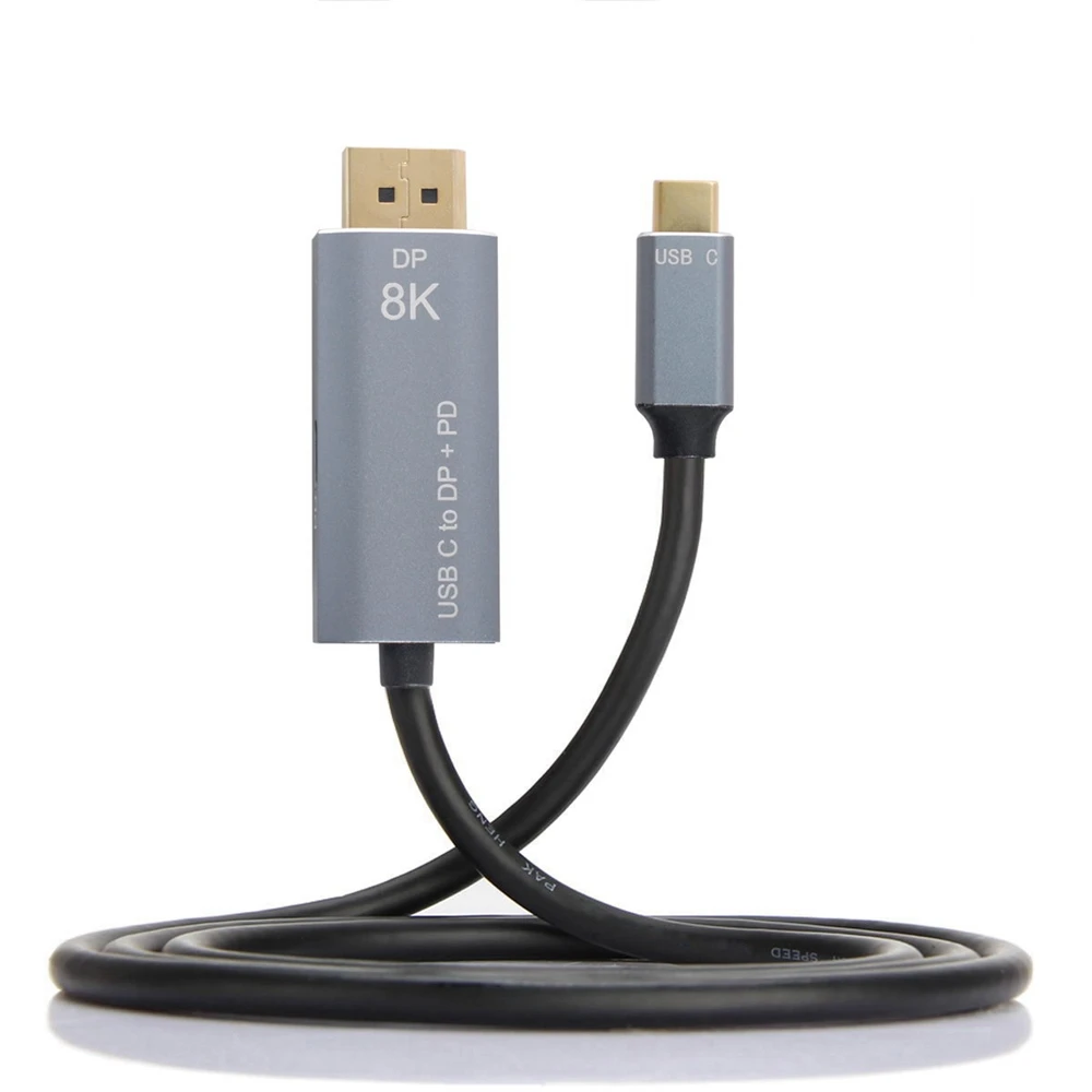2M USB 3.1 Type C USB-C to DisplayPort 1.4 DP 8K 60hz PD power port UHD HDTV Cable for Laptop For Thunderbolt 3 4K 144HZ adapter |