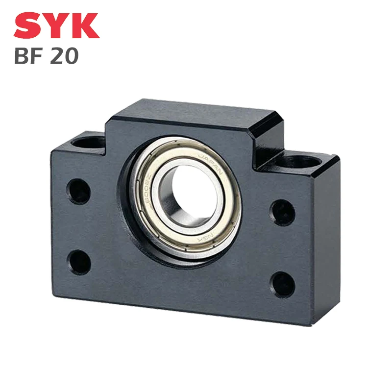 SYK Support Unit BKBF Professional BF20 supported-side C7 C3 for ballscrew TBI sfu 2505 2510 Premium CNC Parts Spindle End