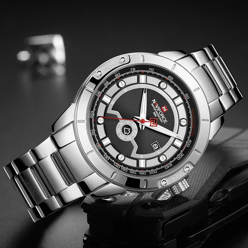 Часы мужские кварцевые с хронографом в стиле милитари|Кварцевые часы| |