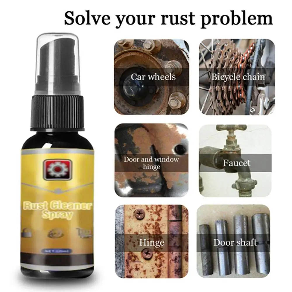30ML Rust Cleaner Spray Derusting Car Maintenance Cleaning Multi Purpose Metal Remover | Автомобили и мотоциклы