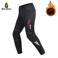 wosawe winter thermal fleece mens cycling pants warm cycle riding clothing windproof downhill bicycle road mtb bike trousers