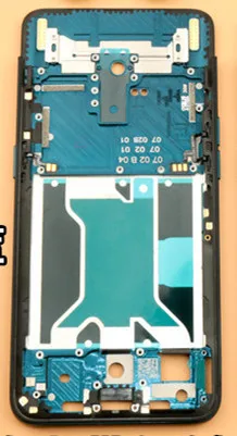 Piezas de repuesto para Oppo Find X, Marco medio, placa de bisel, sin cubierta de lente de c&aacute;mara-2