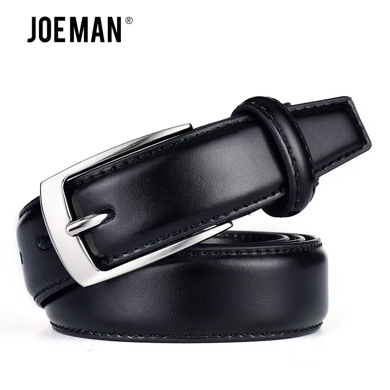 Classic Black Leather Belt For Men Luxury Business Male Cowhide Leather Belts 3.0 CM Casual Pin Buckle Belt For Men Dropshipping