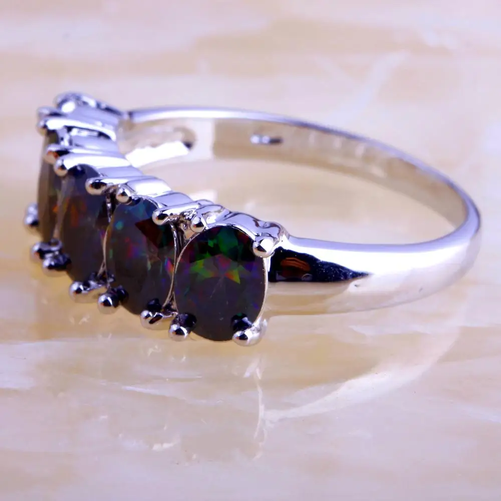 Lingmei оптовая продажа Новые таинственные украшения модные унисекс овальные