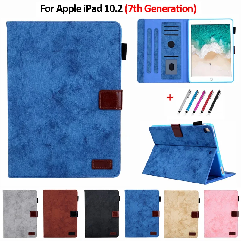 Чехол для iPad 10 2 2019 новый планшет Funda Магнитная подставка смарт чехол 7 го
