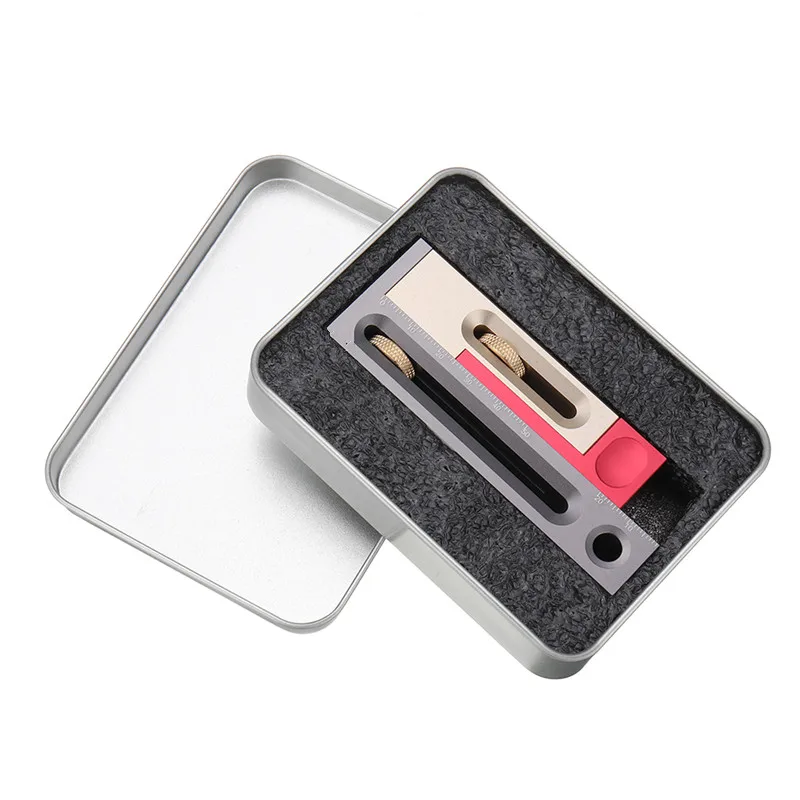 Saw Slot Adjuster Mortise and Tenon Tool Movable Measuring Block Tenonmaker Length Compensation Router Set Up Woodworking | Инструменты