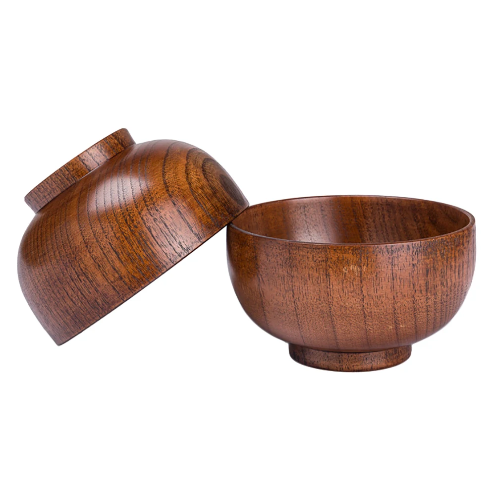 Креативная деревянная чаша Лапша для супа салата с рисунком деревянные чаши
