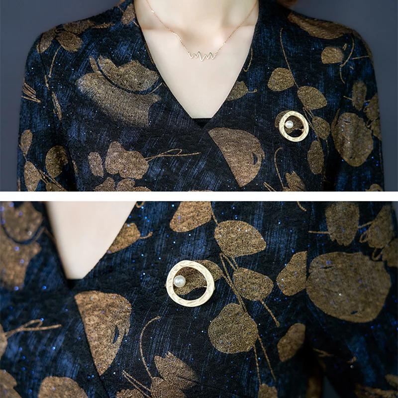 

2021 Spring Vintage Floarl Lace Sequins Midi Dresses Autumn Casual 5XL Plus Size Sexy Dresses Elegant Women Bodycon Party Classy