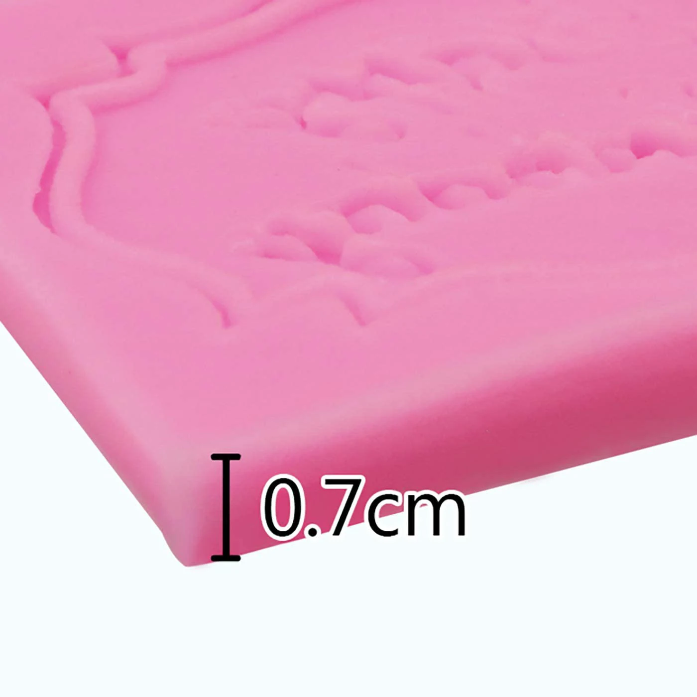 

Mini Happy Birthday Letter Border Silicone Chocolate Mold For DIY Cake Topper Decoration Alphabet Candy Mold Fondant Tool