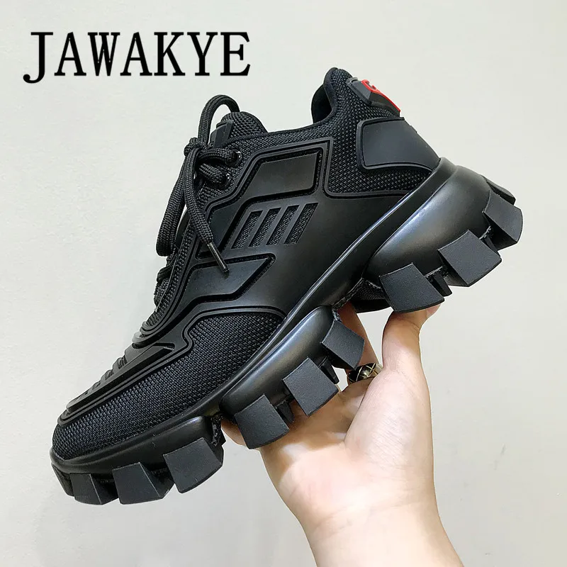 Кроссовки унисекс сетчатые повседневная подиумная обувь толстая подошва разные