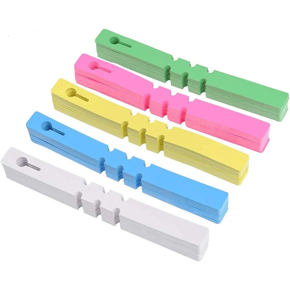 

50pcs-pack Plastic Durable Plant Hanging Tags UV resistant Nursery Gardening Labels Ring set of tags flowers plant tags