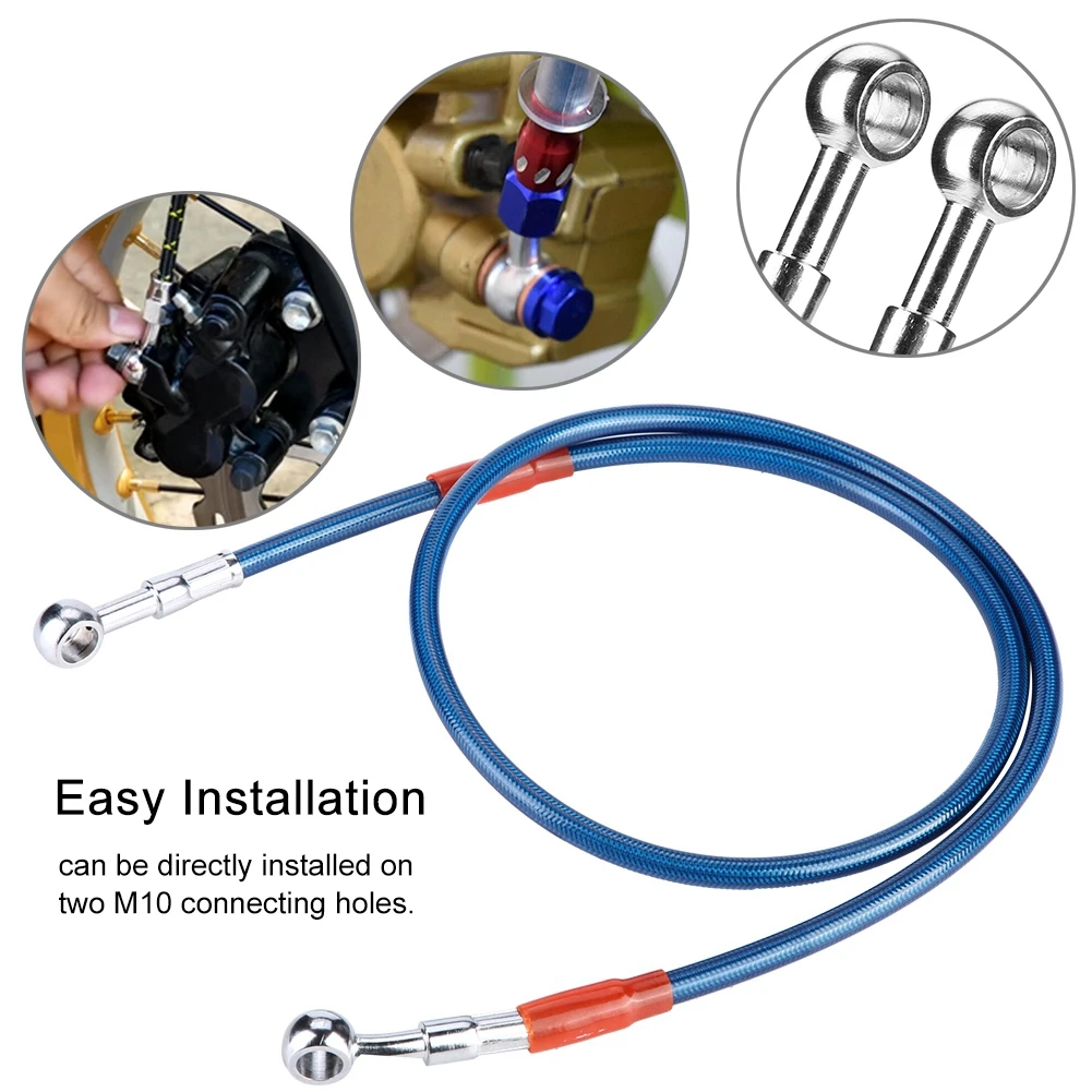 96cm Motorcycle Brake Hose Stainless Steel Braided Oil Tube Universally Fit For Most Motorcycles | Автомобили и мотоциклы