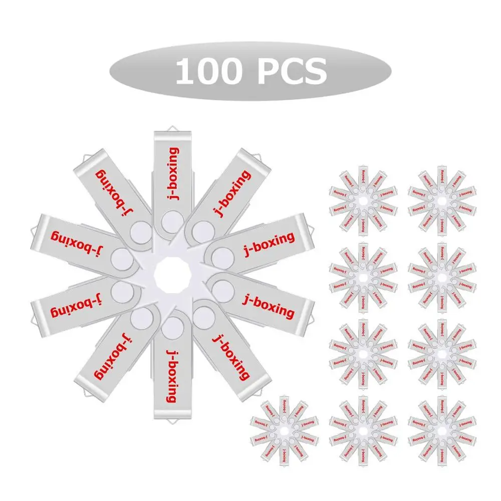 J боксерский большой объем 100 шт. 2 ГБ флеш накопитель металлический вращающийся USB