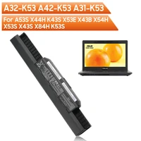 original replacement battery a32 k53 a42 k53 a31 k53 for asus a53s x44h k43s x53e x43b x54h x53s x43s x84h k53s 4400mah