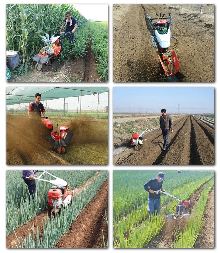 Многофункциональный небольшой дизельный роторный культиватор