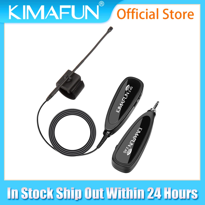 KIMAFUN Lapel Microphone Collar Pickup Microphone Wired Instrument Flute Microphone Clip for Stage Performance