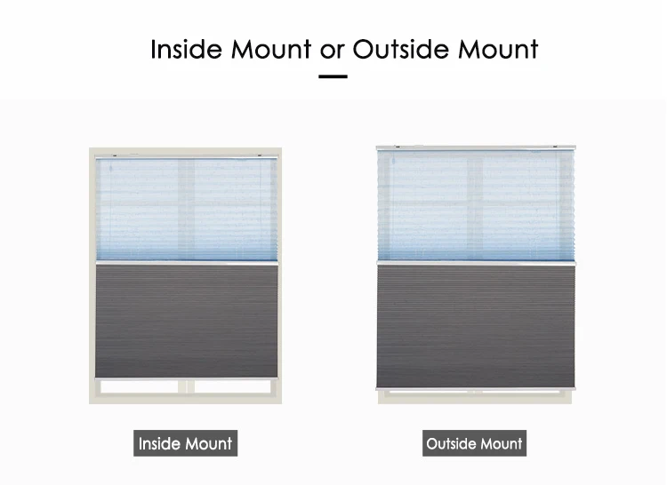 Двойные сотовые жалюзи SUNFREE для дня и ночи с функцией затемнения и фильтрации света, система управления шнуром, настраиваемый размер.