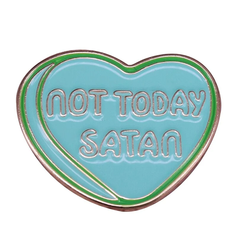 Брошь с эмалью в виде сатаны меда Саша из металлического сплава | Украшения и