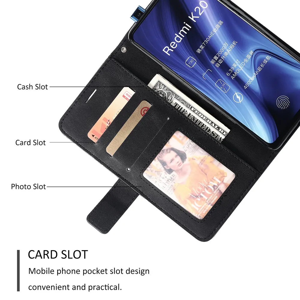 mi9t mi 9t 9 t t9 leather flip case wallet book cover for xiaomi mi 9t pro case xiaomi mi t9 mi9 t phone shell funda shockproof free global shipping