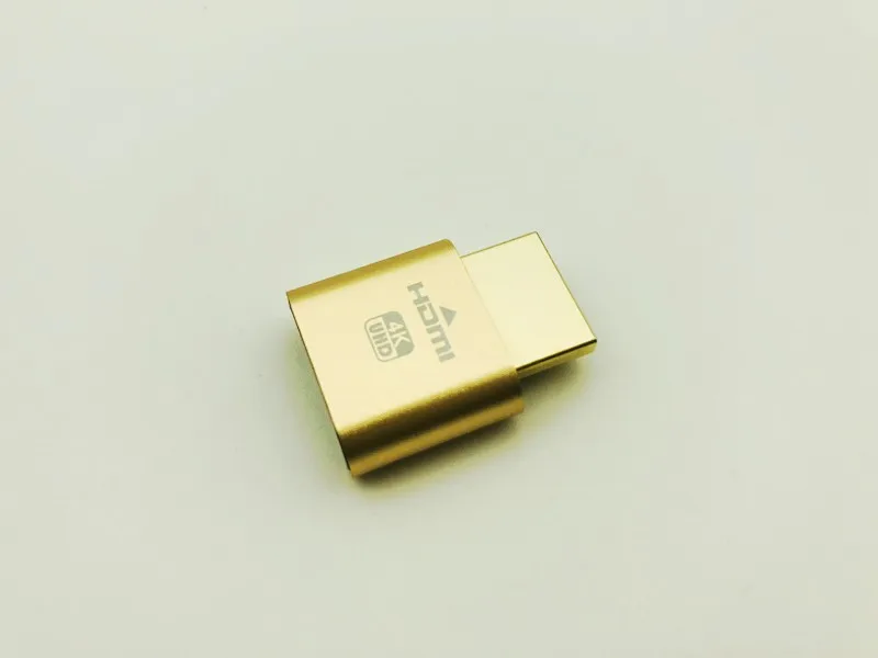 Vga-адаптер для виртуального дисплея HDMI 1 4 DDC EDID пустышка штепсельная вилка
