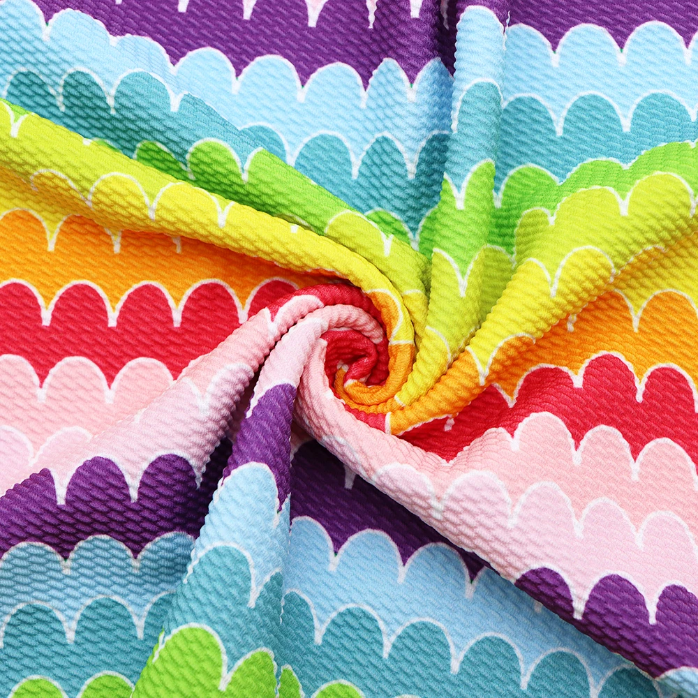 Радужная облако Альпака Луна пуля текстурированная хлопчатобумажная ткань