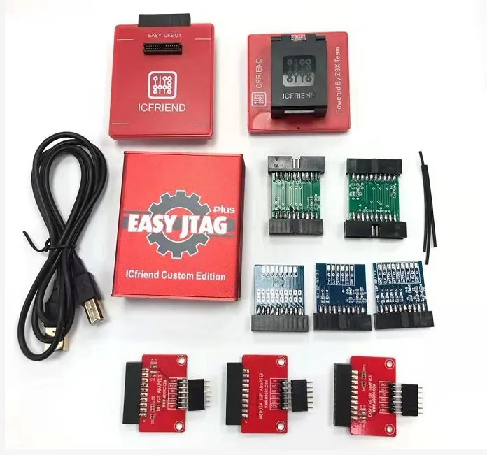 Оригинальная новая версия легкий Jtag plus box Easy + JTAG /UFI/MEDUSA ISP адаптеры UFS 2 в 1