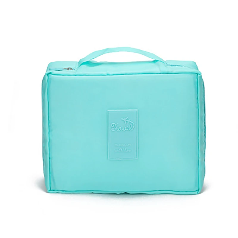 Mint Green Новинка, многофункциональная косметичка для путешествий, женская сумка, косметички, органайзер для туалетного столика, женские водонепроницаемые футляры для хранения - Цвет: Mint Green