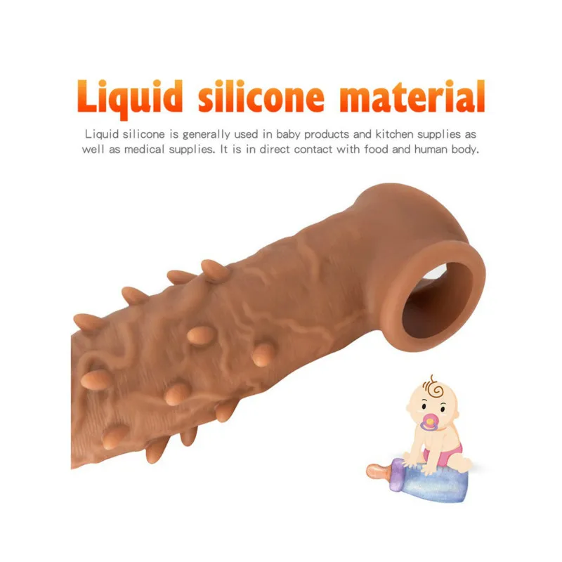 Толстые кондомы для мужчин мужские интимные товары увеличения члена Т образные