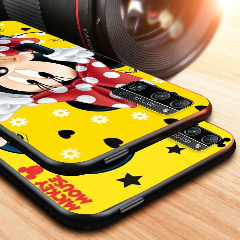 

Minnie Disney Mouse Cute for Huawei Honor V30 20 Pro X10 9S 9A 9C 9X 8X 10 9 Lite 8 7 Pro Silicone Soft Black Phone Case