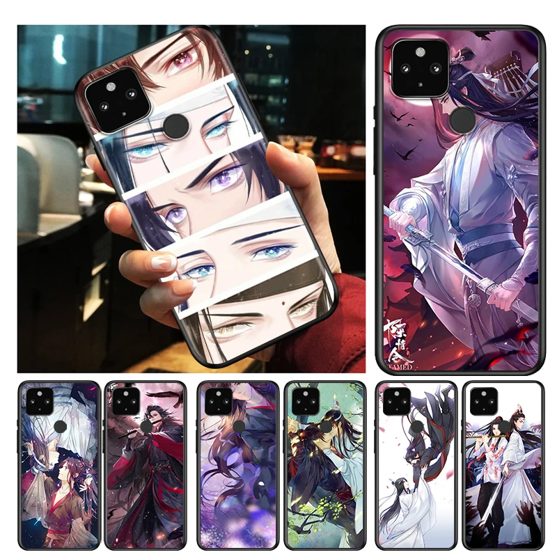 

Chinese Anime MO DAO ZU SHI Shockproof Cover for Google Pixel 5 4 5A 4A XL 5G Black Phone Case Shell Soft Fundas Coque Capa