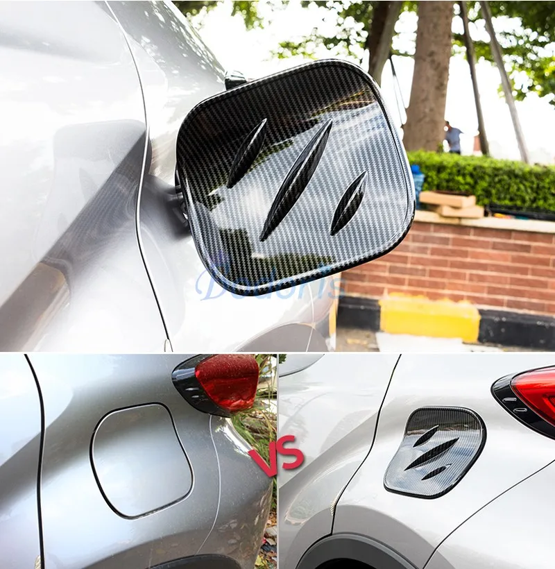 Для Toyota C-HR CHR C HR 2016 2017 2018 углеродное волокно цвет топливный бак крышка газовый