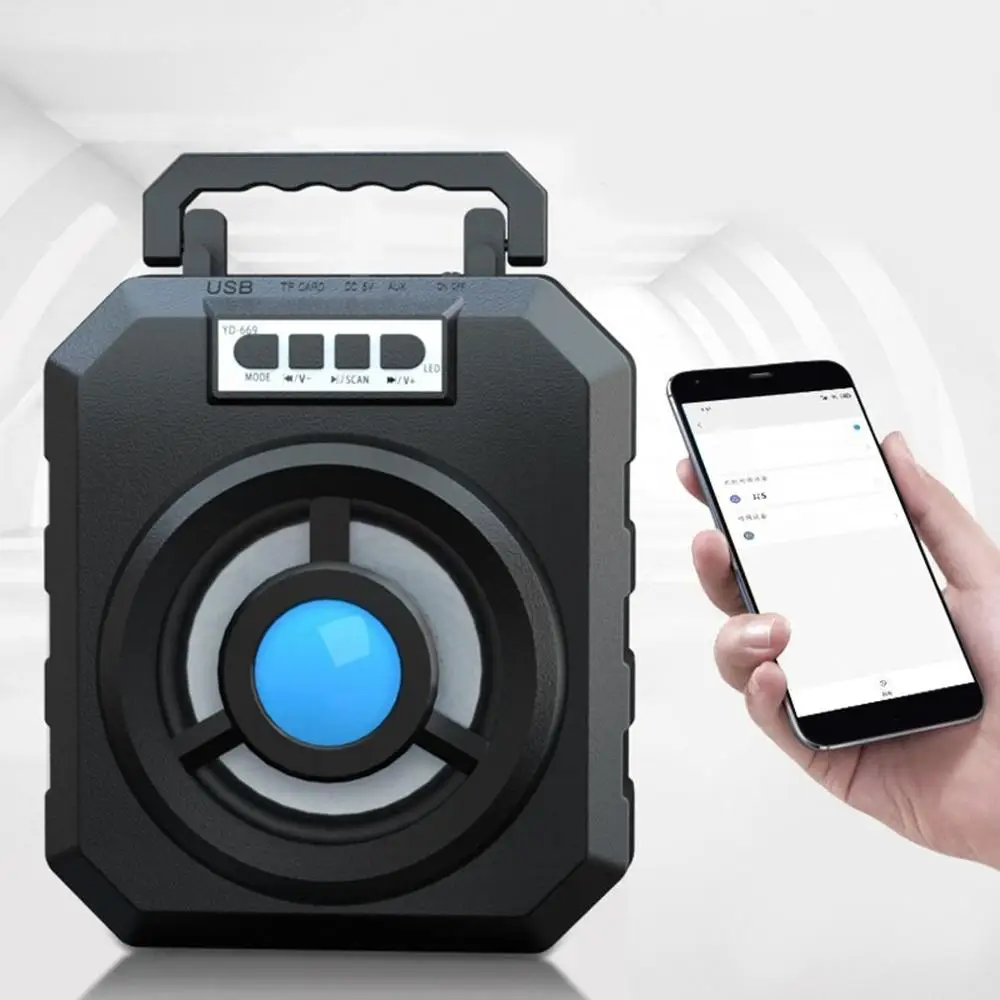Беспроводная колонка bluetooth 4 2 Портативная для ПК улицы TWS сабвуфер IPX5