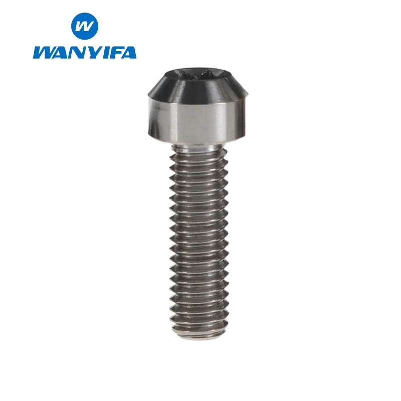 Титановый &quotWanyifa&quot Ti Болт M6x10 15 20 25 30 35 40 50 60 65 70 80 мм с шестигранной головкой винт