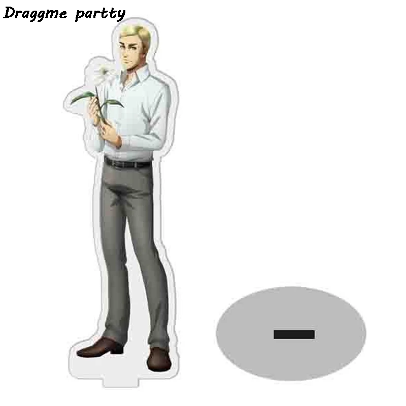 

15cm Anime Attack On Titan Acrylic Figures Plate Holder Stand Model Plate Decor For Gifts