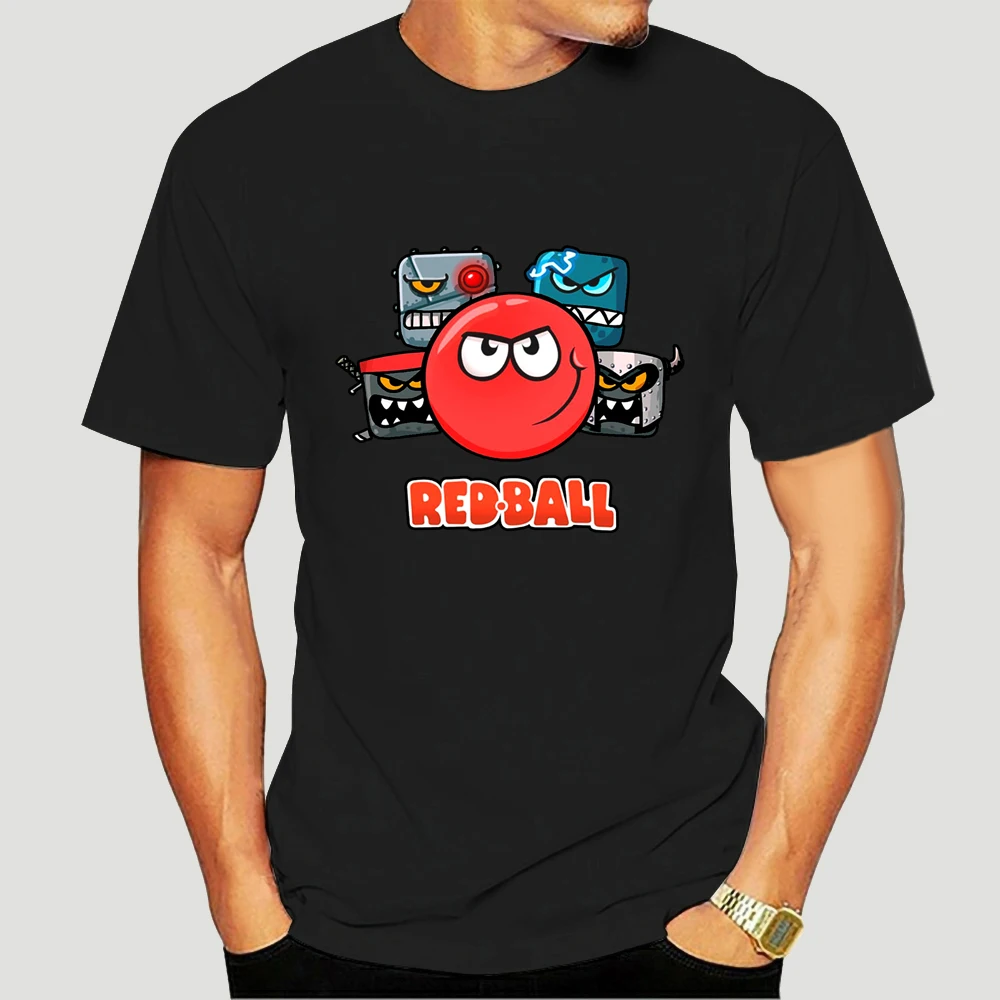 

Funny Men T Shirt Novelty Tshirt Women Red Ball 4 The Crew T Shirt 010677 9540X