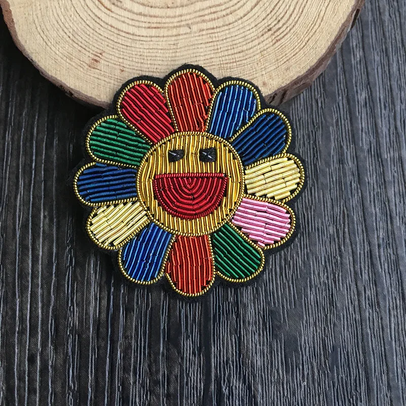 Новый Французский модный дизайн ручная вышивка индийская фотография|Броши| |