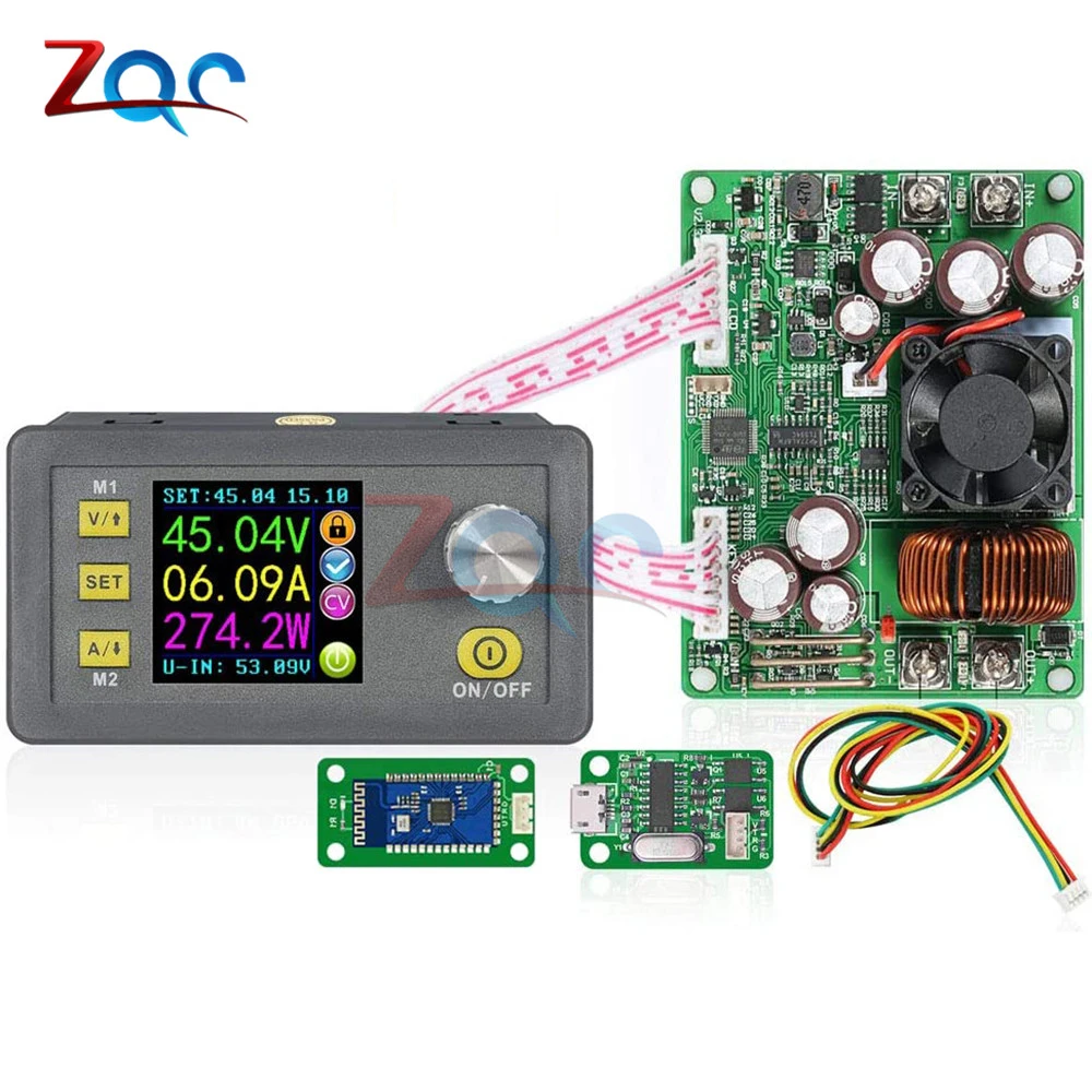 

DPS5020 Bluetooth USB Communication CV/CC DC-DC 50V 20A Step-Down Power Supply Buck Converter Module Voltage Regulator Voltmeter