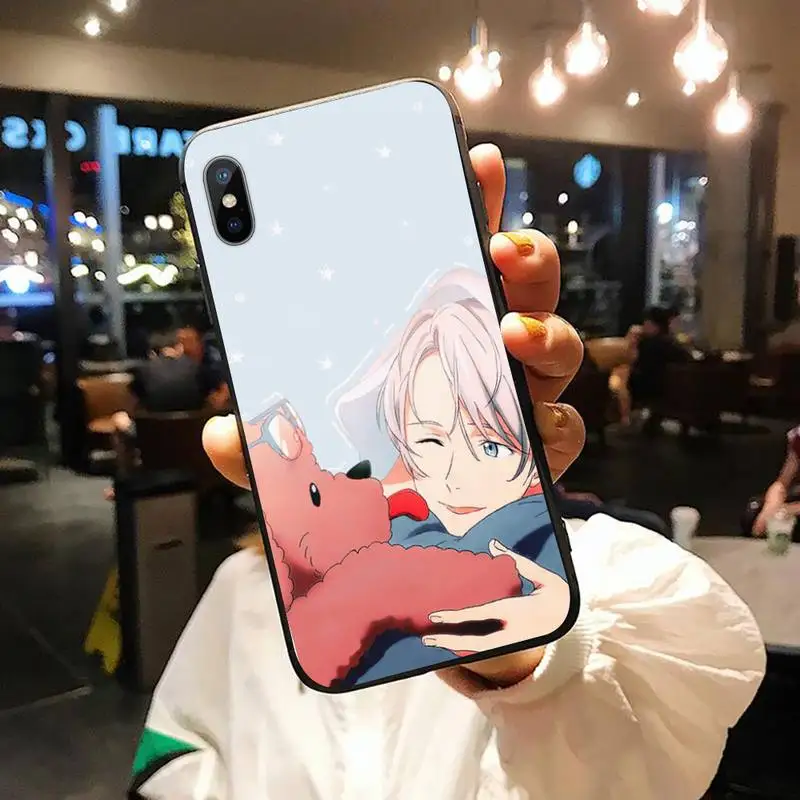 

Hot Yuri on Ice anime Phone Case for iPhone 11 12 pro XS MAX 8 7 6 6S Plus X 5S SE 2020 XR
