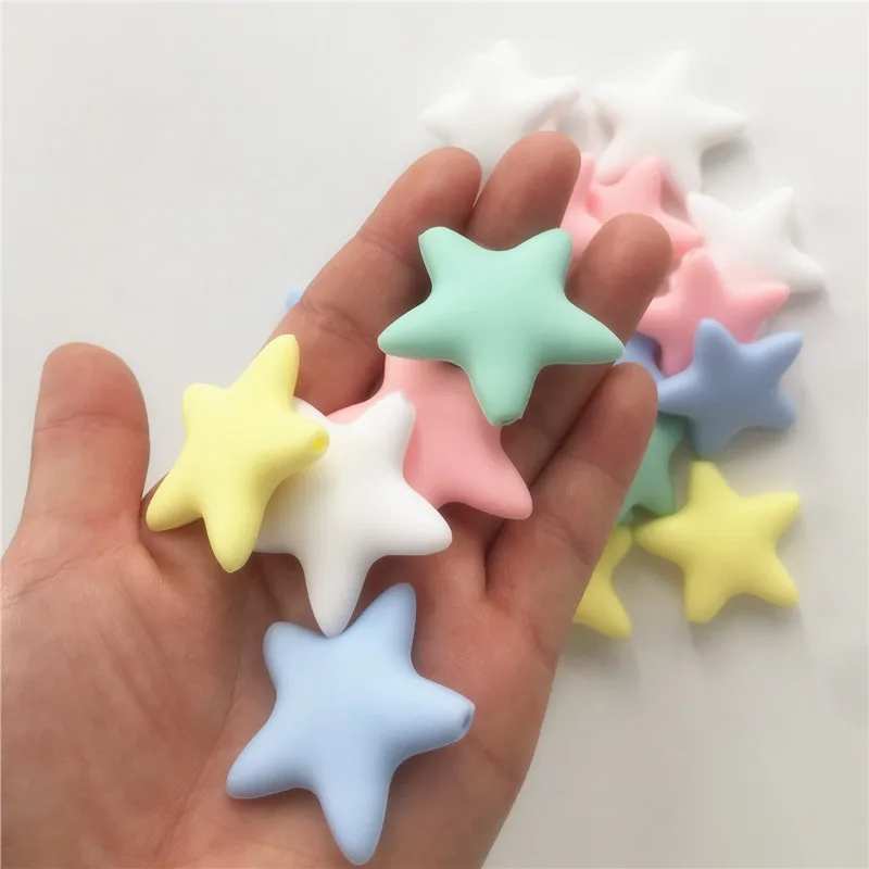 Mix Chengkai 10 шт. BPA бесплатно силиконовые бабочки Прорезыватель для зубов DIY Детский душ Прорезыватель для зубов Монтессори Сенсорная игрушка животное шарик аксессуары - Цвет: Mix