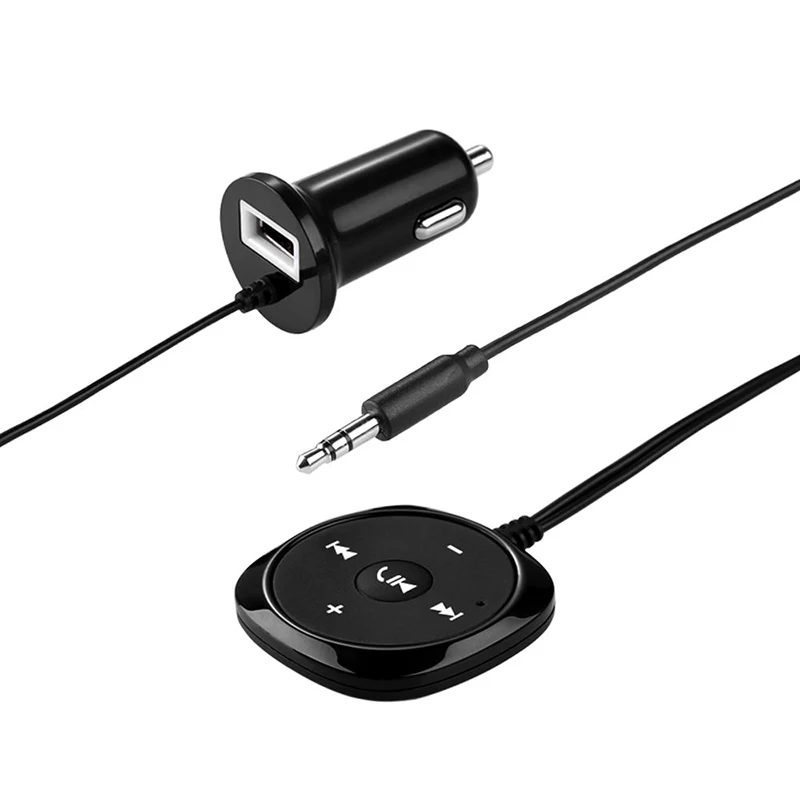 Автомобильный комплект для прикуривателя 12 24 В Bluetooth аудиоресивер USB зарядка