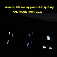 for toyota rav4 2019 2020 button light glass lift switch central control lock driver seat button led lighting