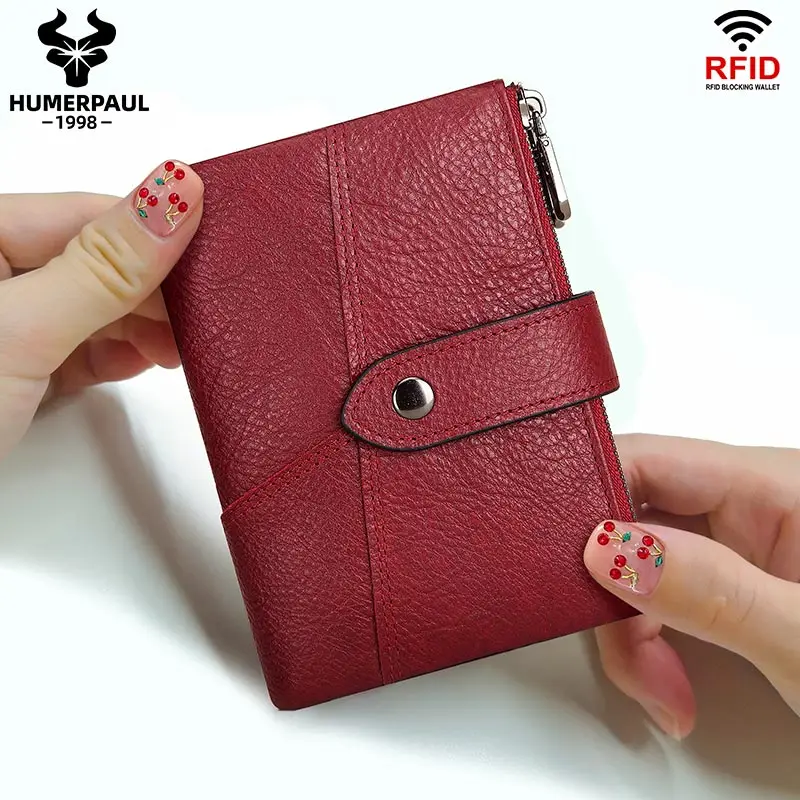 

2020 Coin Bag Fashion Wallet Women Genuine Leather Wallets Purse Quality Short Purse With Credit Card Holder Hasp Design portfel