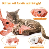 electric moving fish cat toy interactive flopping lobster catnip realistic catnip kicker toys pet product for cat kitten kitty