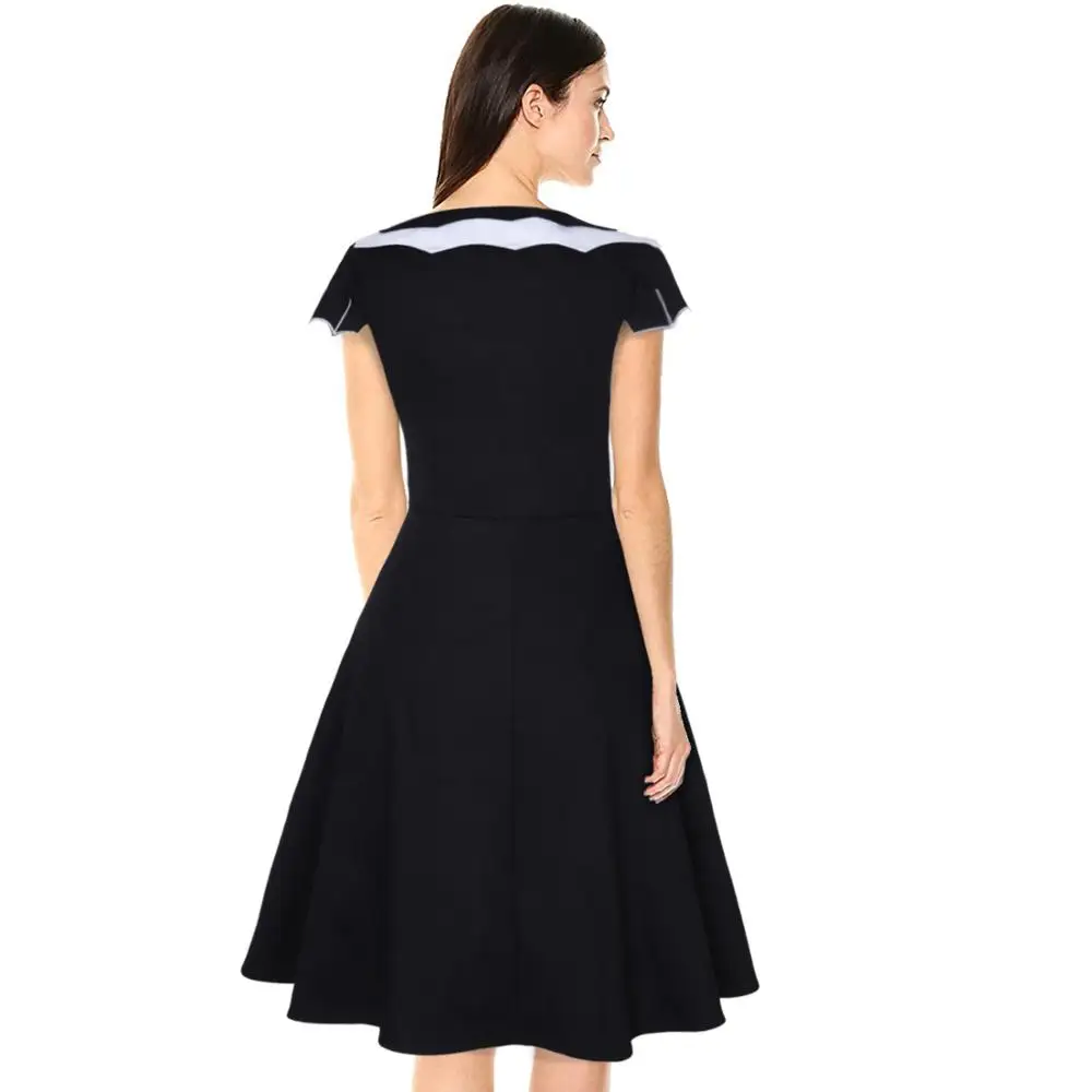 Женские винтажные платья на Хэллоуин элегантные размера плюс с вышивкой в виде